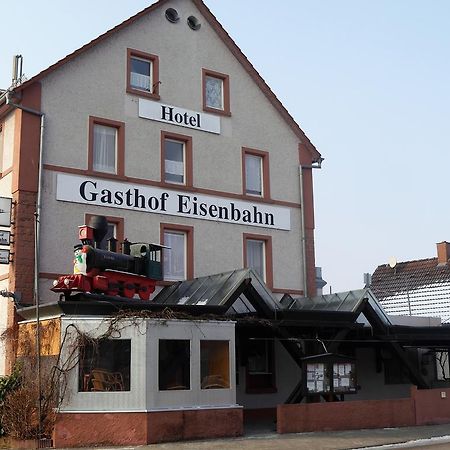 Hotel-Gasthof-Destille-Eisenbahn Mosbach  Exterior foto